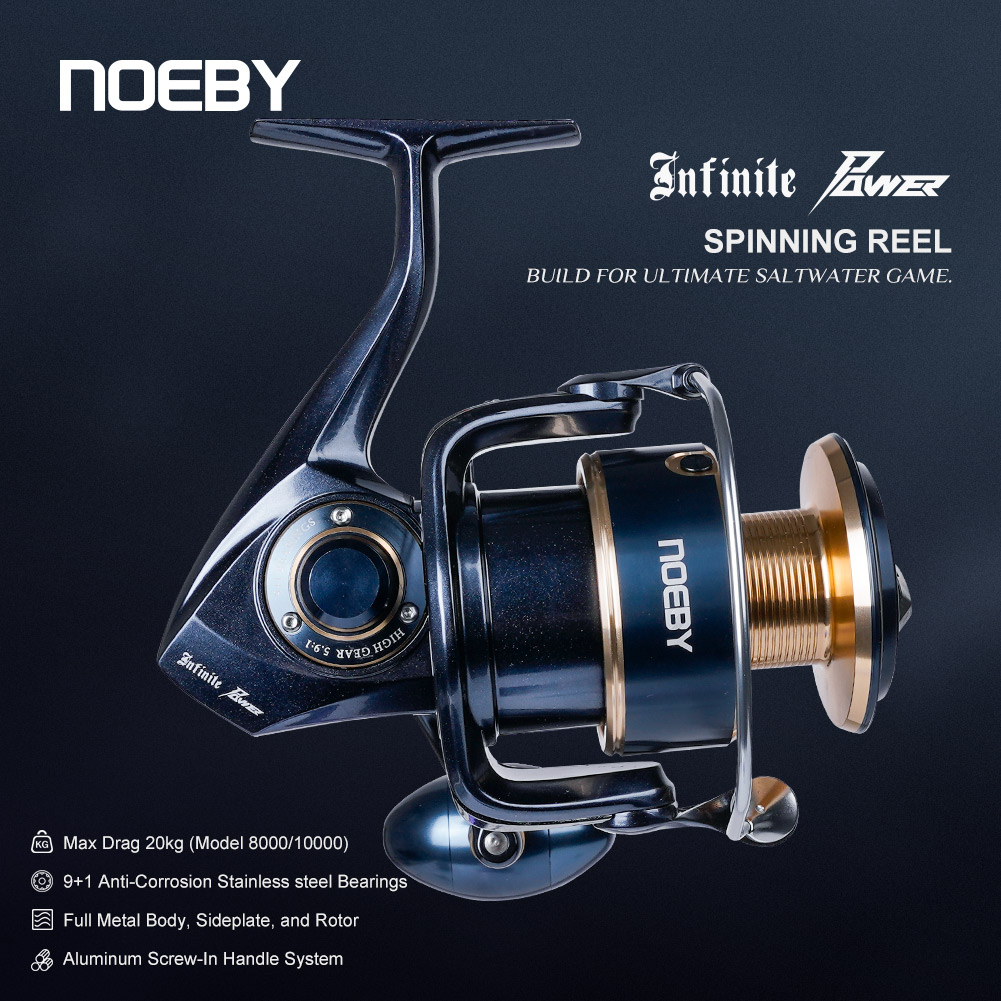 Noeby Infinite Power Spinning  - Daiwa Reel Fuego review and price