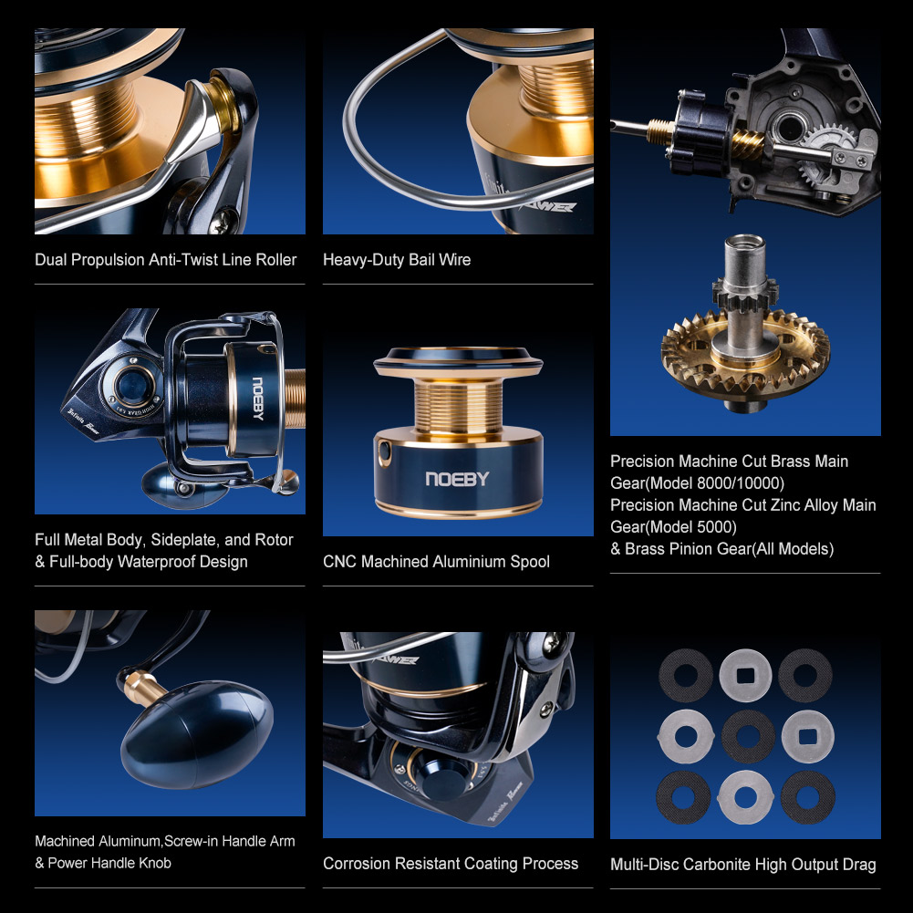 Noeby Infinite Power Spinning  - Daiwa Reel Fuego review and price