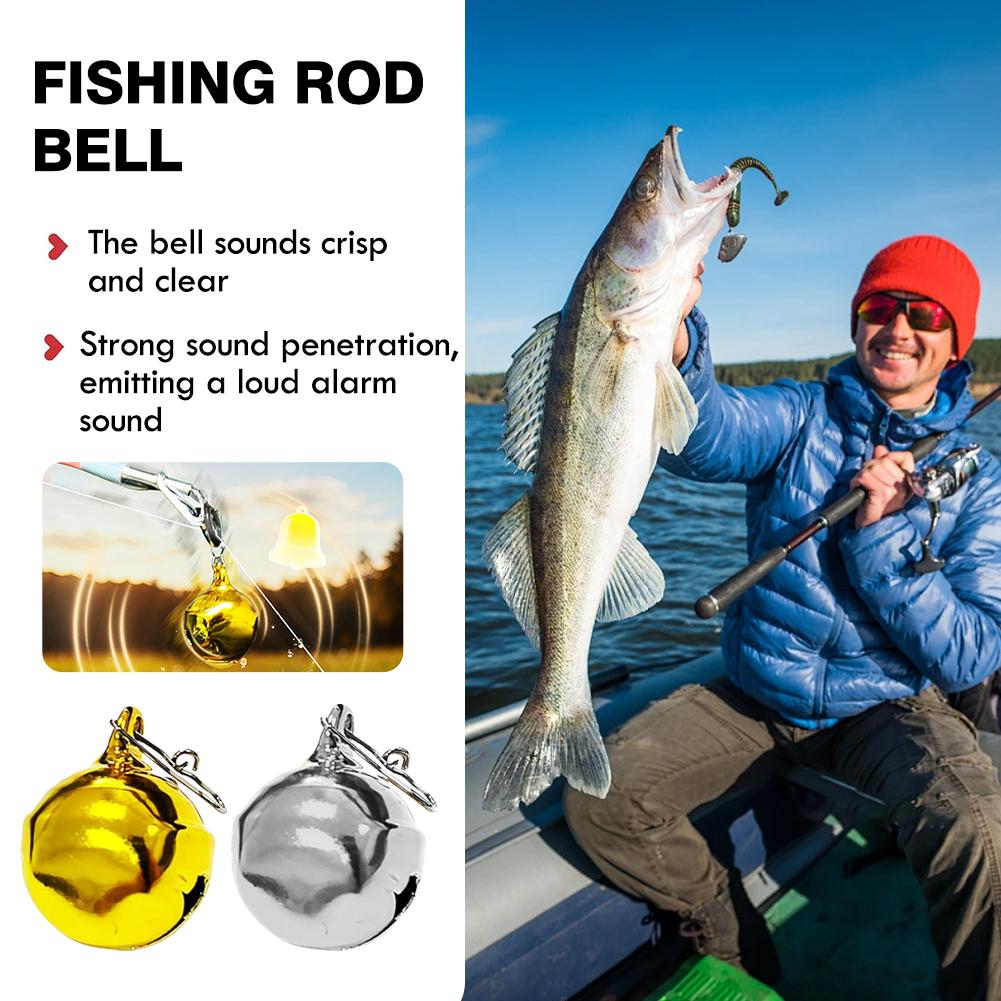 10pcs Fishing Bell Alarm Clip  - Fishing Rod Ice review and price