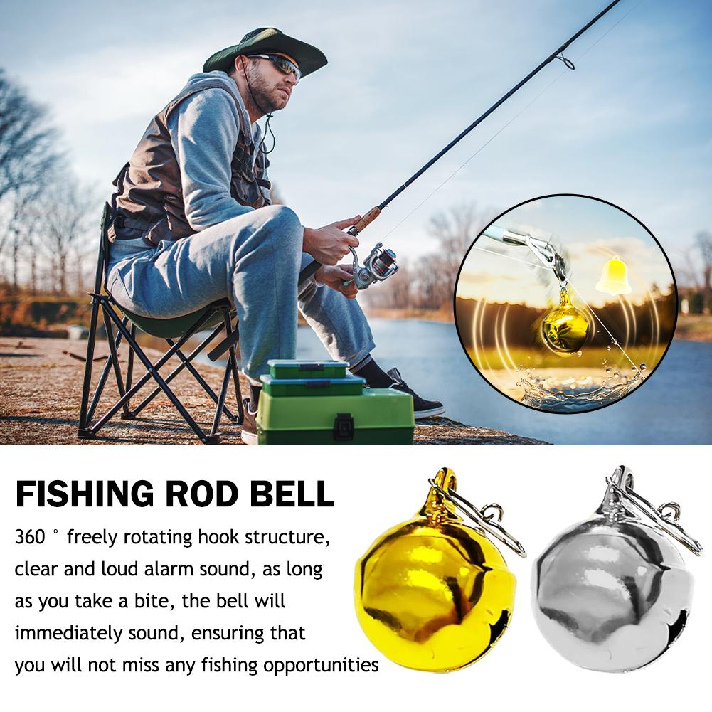 10pcs Fishing Bell Alarm Clip  - Fishing Rod Ice review and price