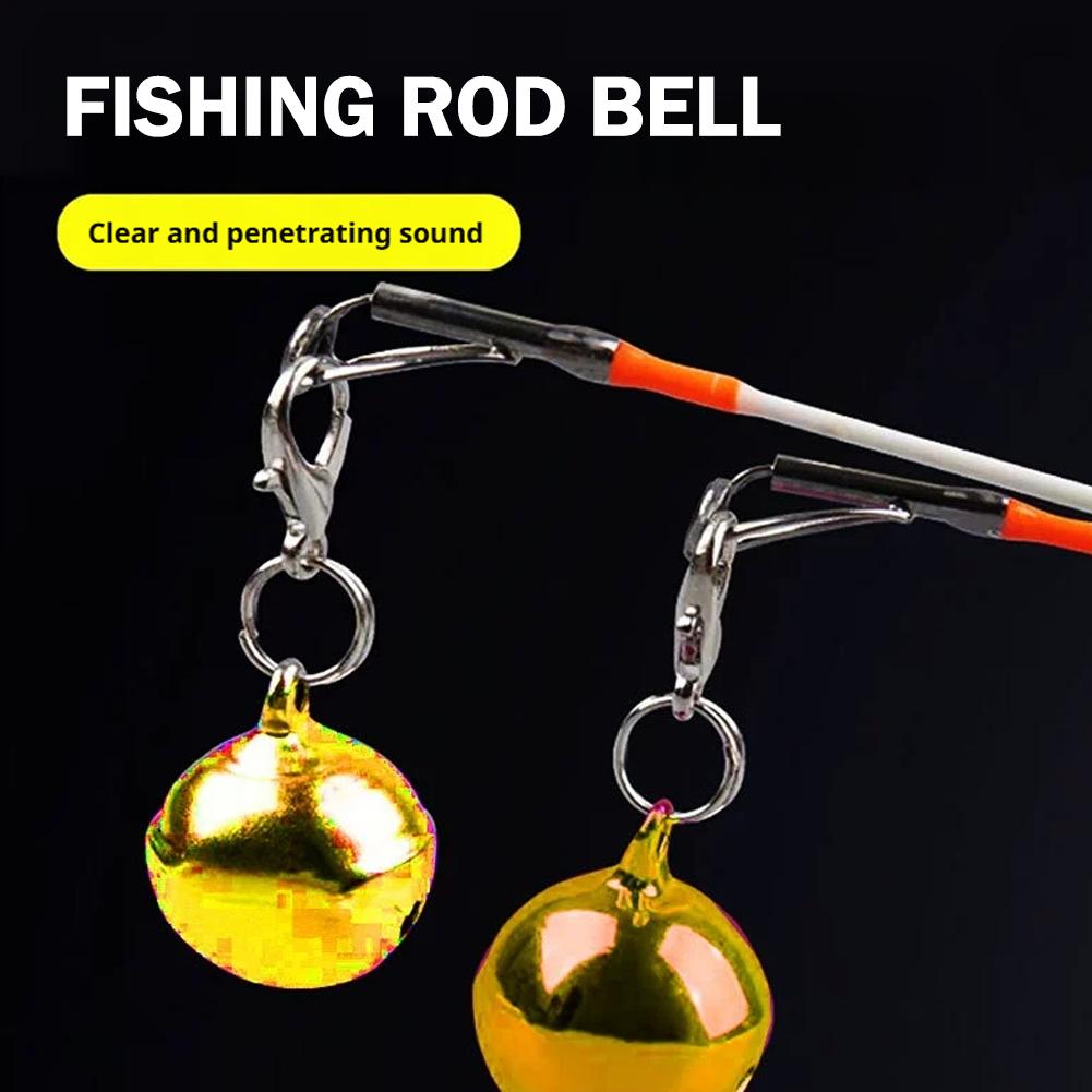 10pcs Fishing Bell Alarm Clip  - Fishing Rod Ice review and price
